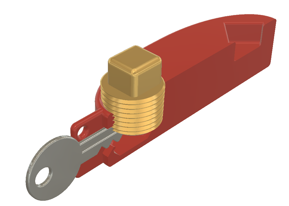 Multi-purpose Boat Drain Plug Keychain