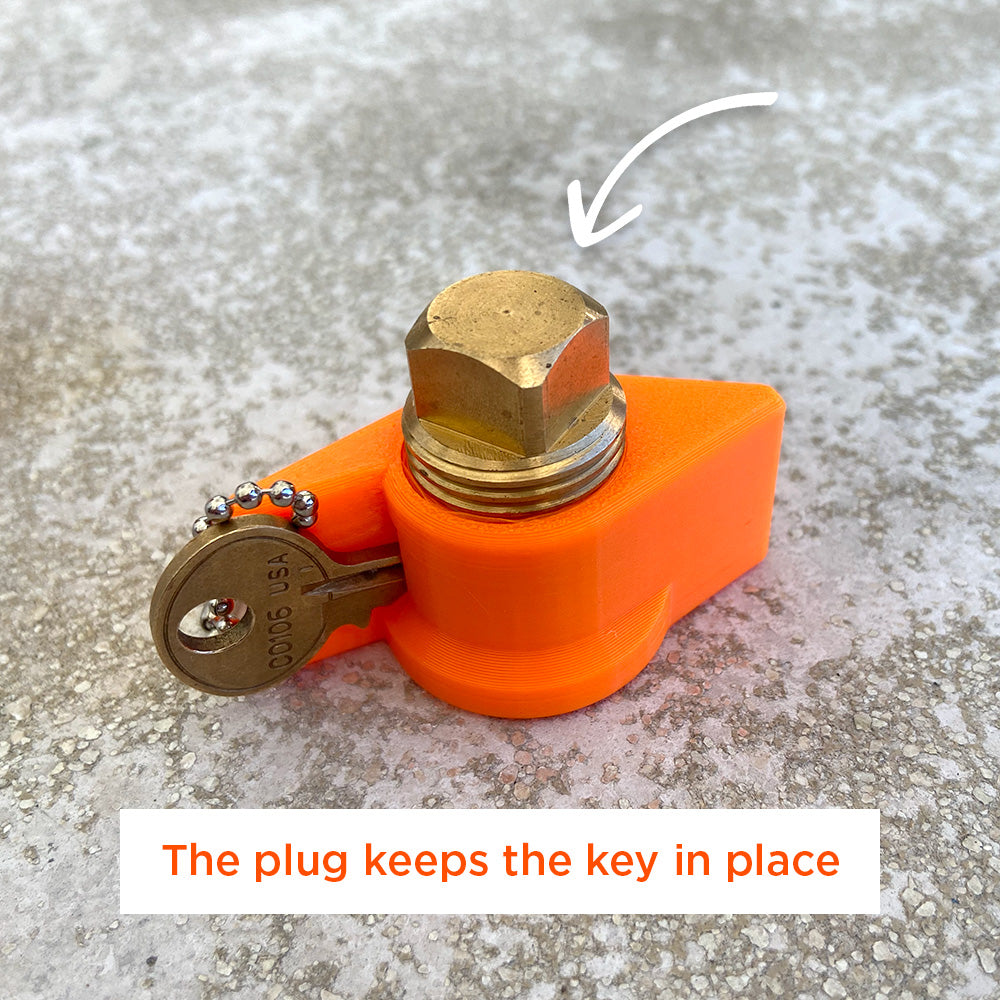 PlugKeyper - Boat Drain Plug Reminder and Wrench.