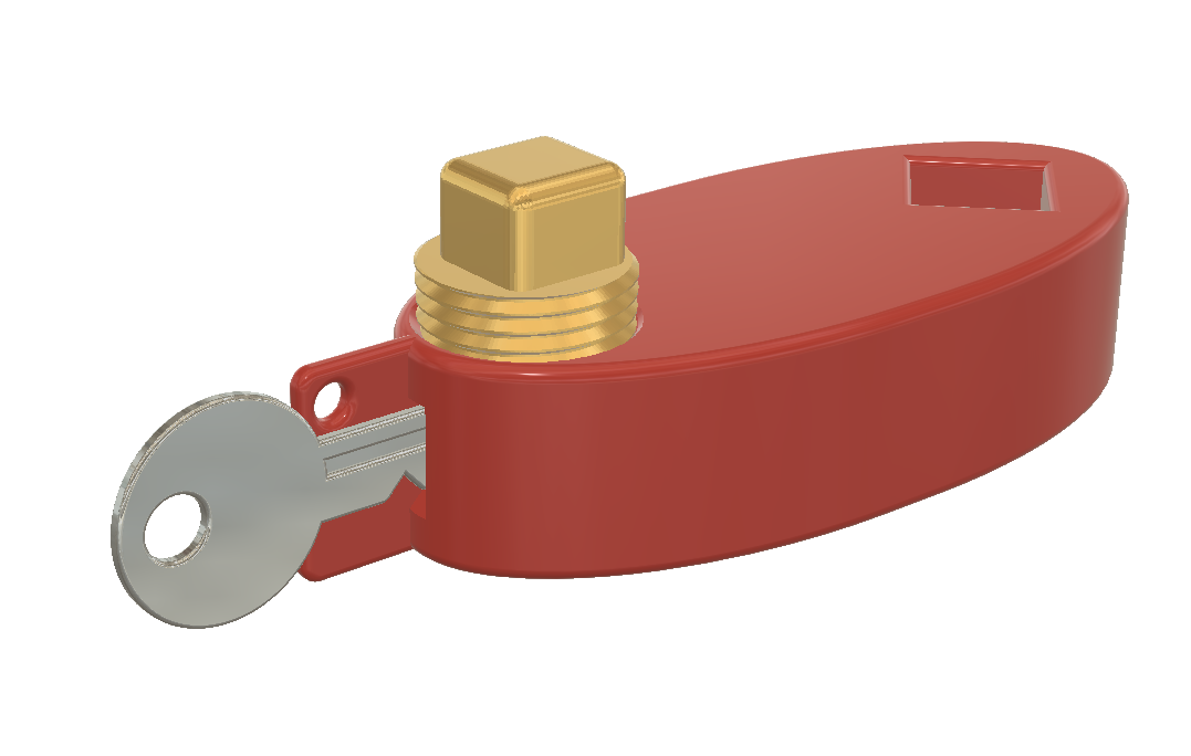Multi-purpose Boat Drain Plug Keychain