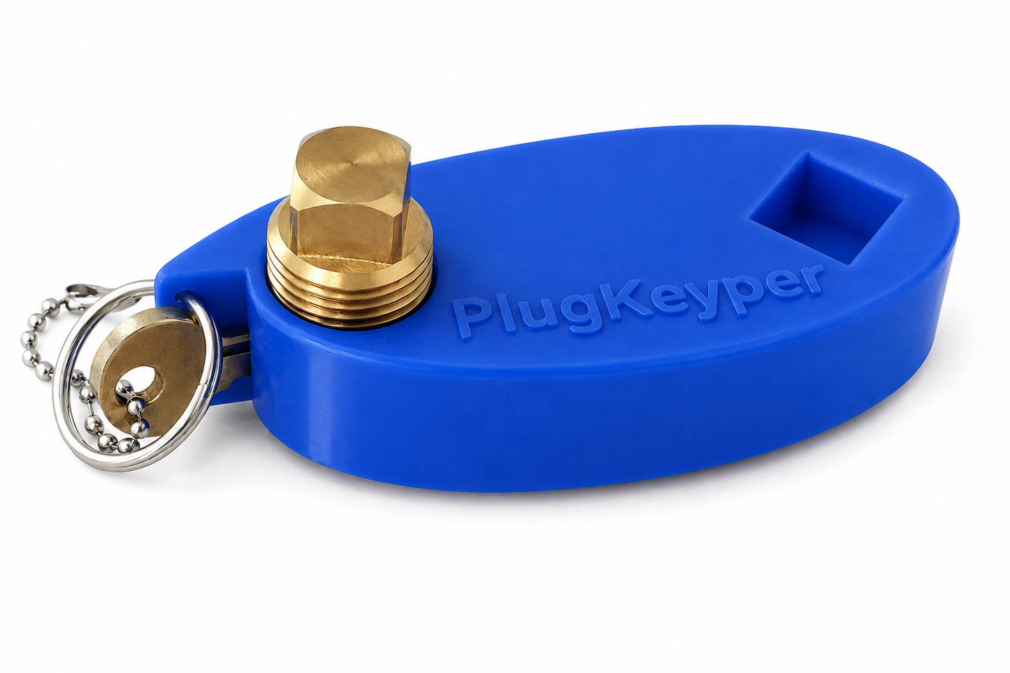 KeyFloat drain plug reminder and wrench