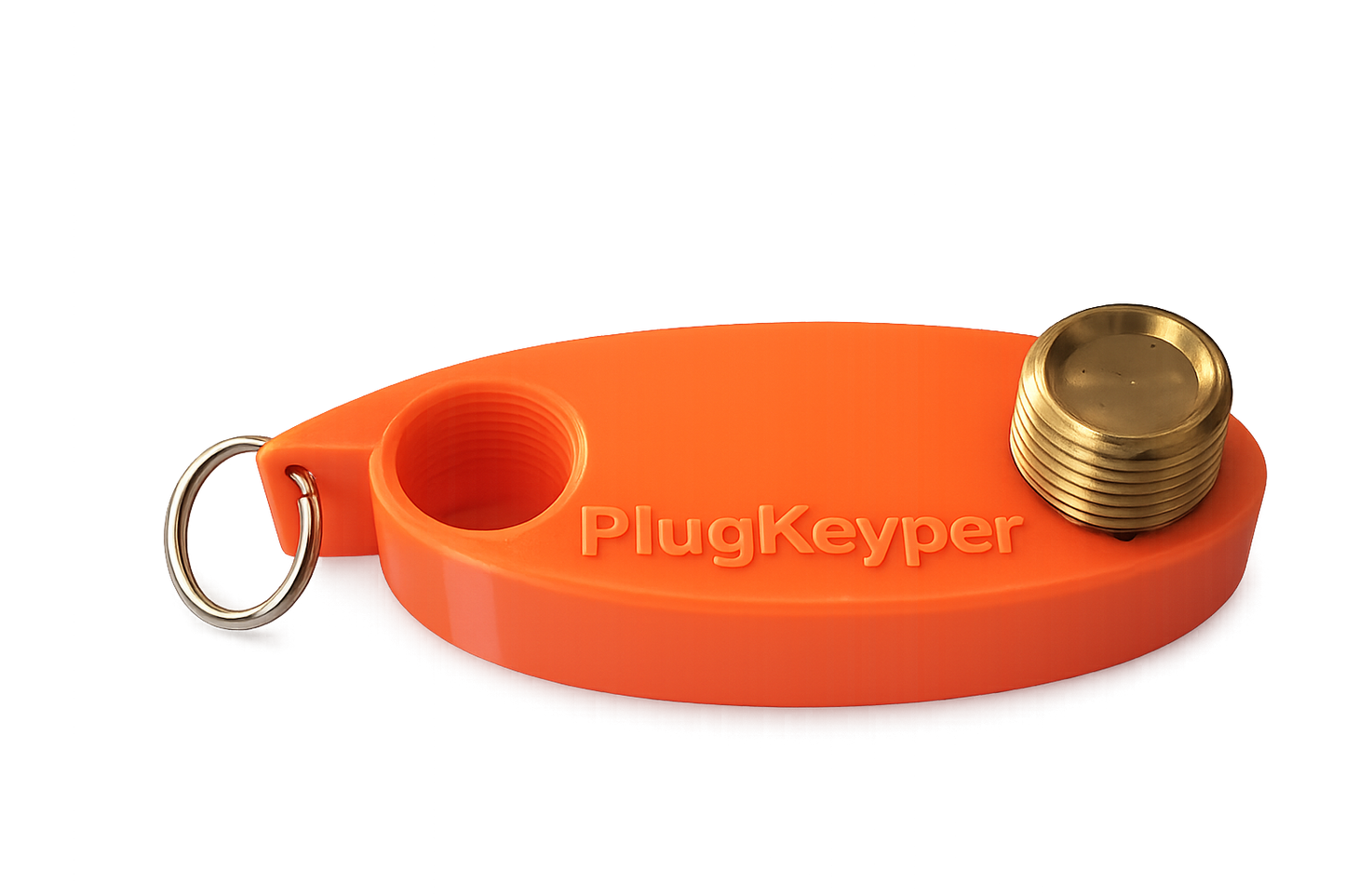 KeyFloat drain plug reminder and wrench