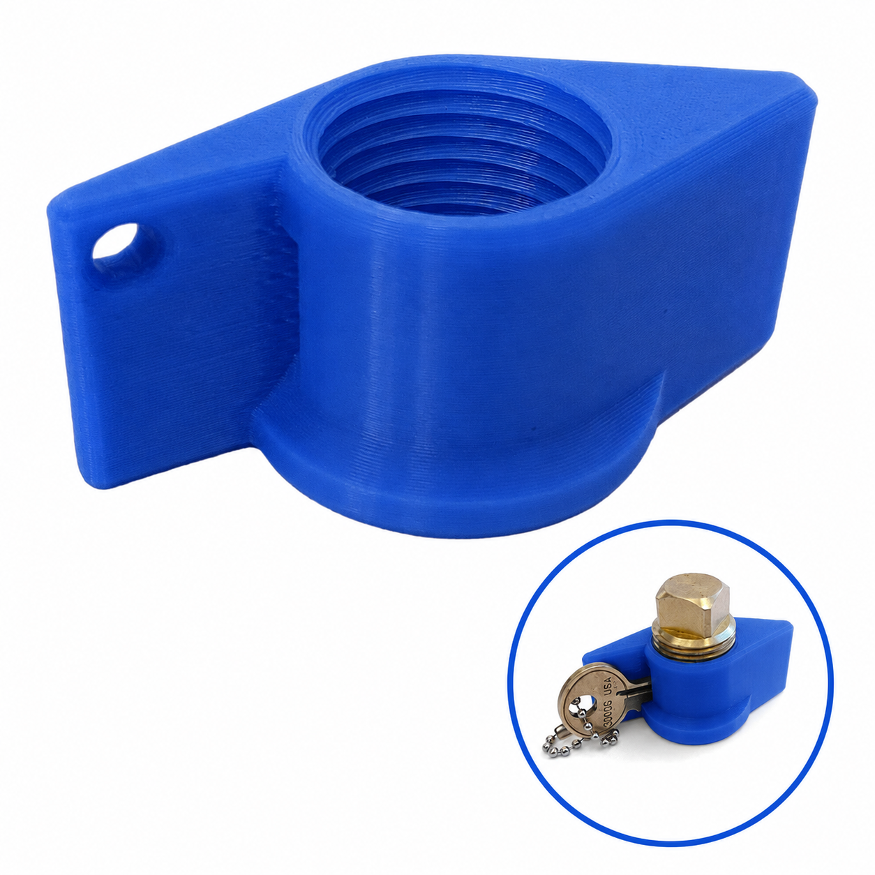 PlugKeyper Wrench, Keychain, Drain Plug Reminder