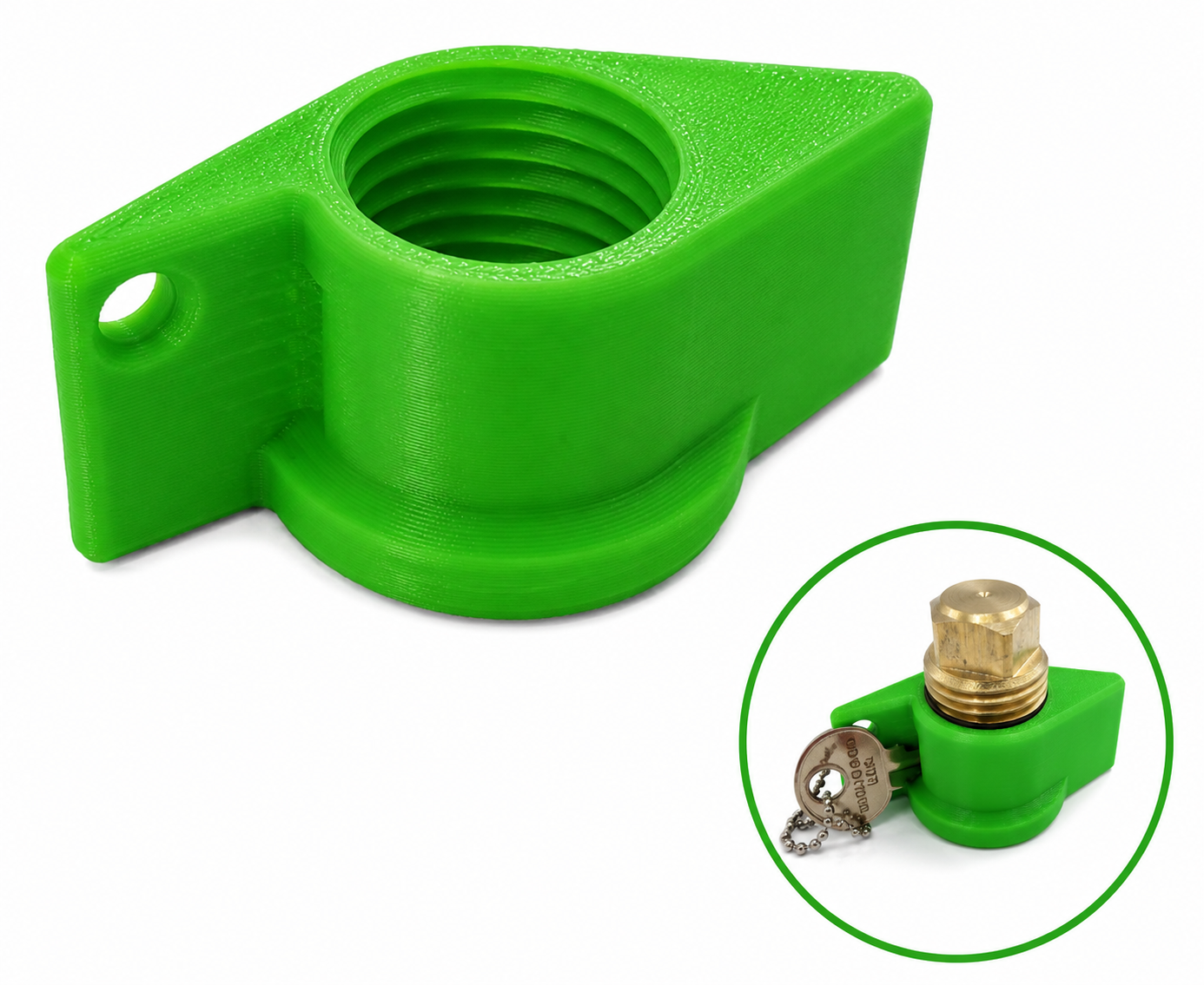 PlugKeyper Wrench, Keychain, Drain Plug Reminder