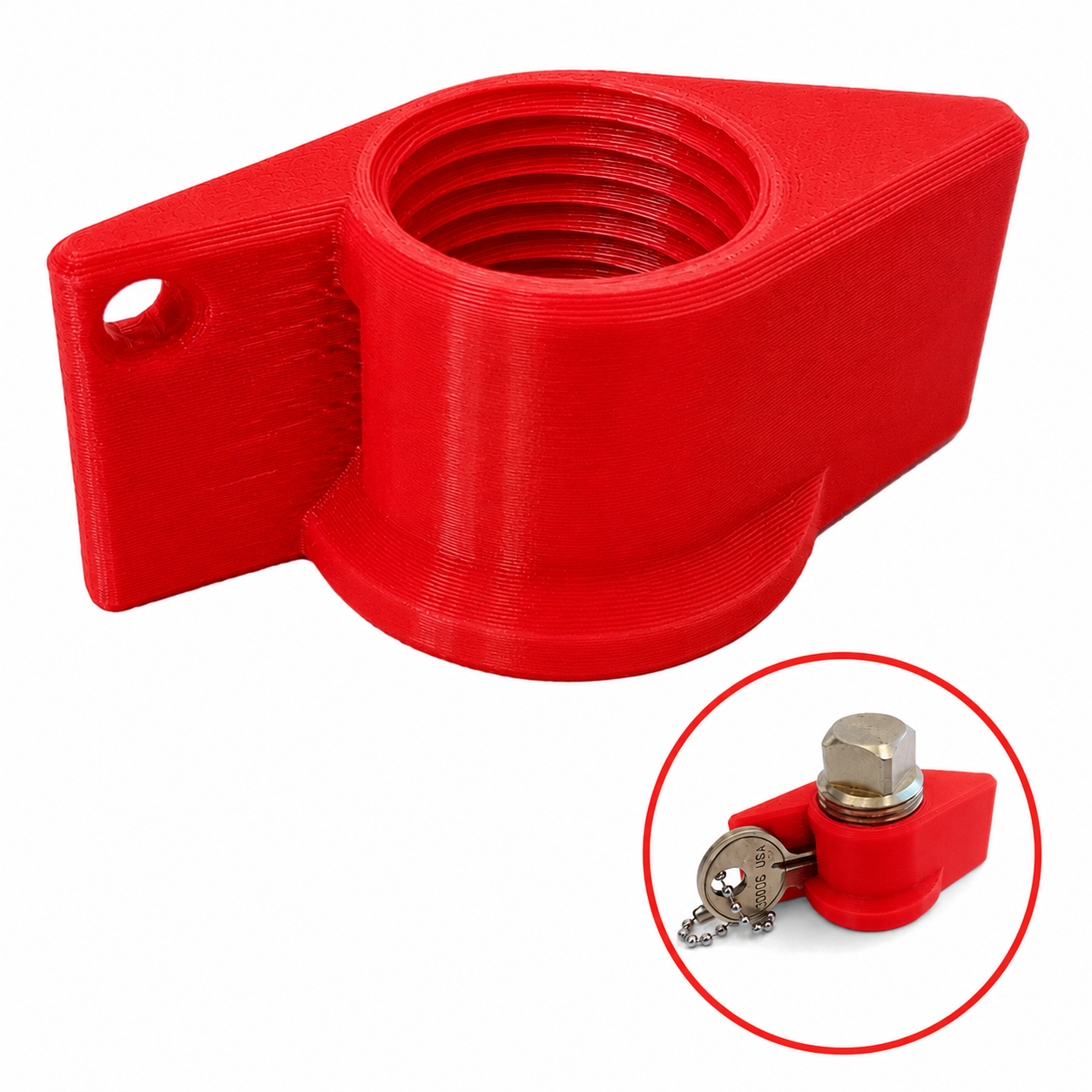 PlugKeyper Wrench, Keychain, Drain Plug Reminder