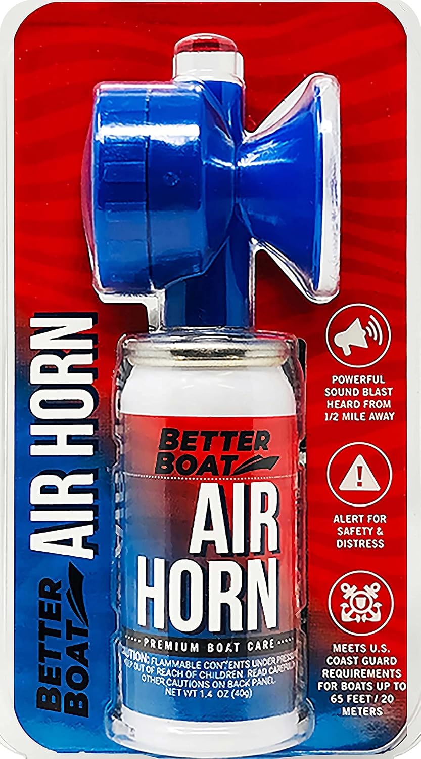 Boat air horn and marine whistle