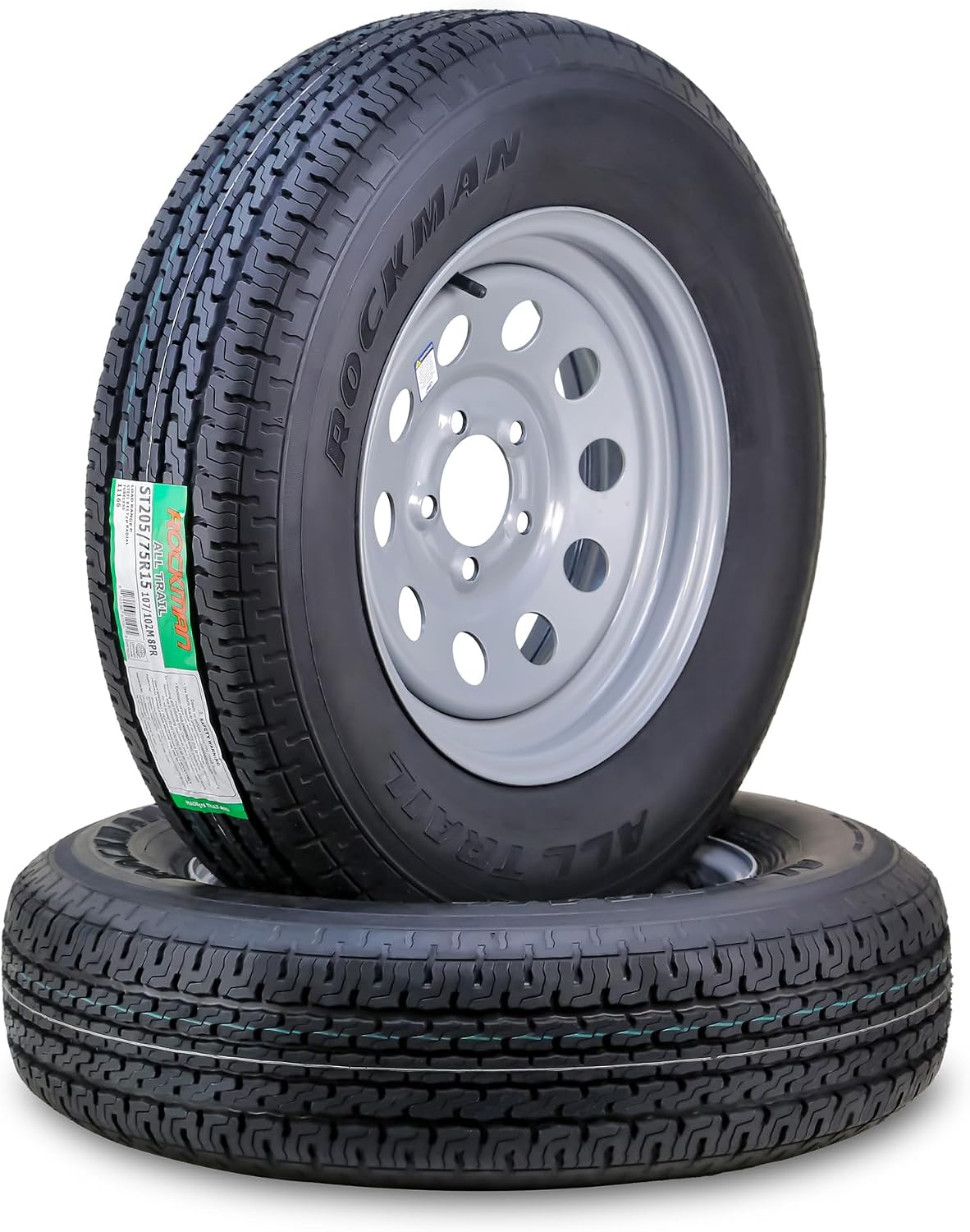 Boat trailer spare tire and wheel assembly