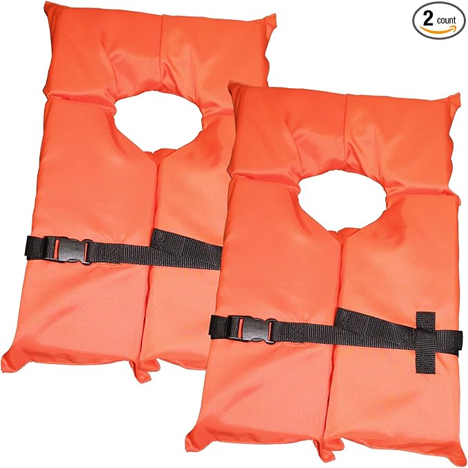 Budget U.S. Coast Guard-approved life jackets