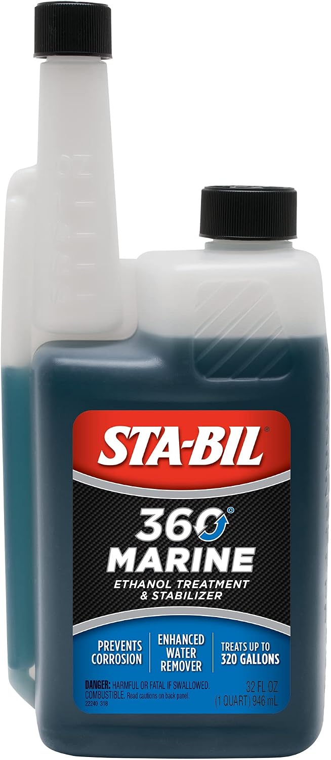 Marine fuel stabilizer for boat winterization